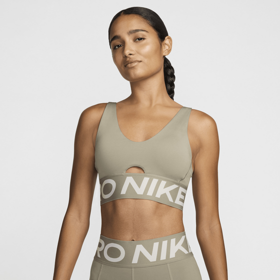 
NIKE, 
Women's Medium-support Padded Sports Bra Pro Indy Plunge, 
Detail 1
