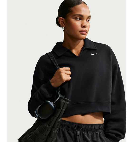 
NIKE, 
Women's Oversized Cropped Polo Studio Fleece Medium Weight, 
Detail 1
