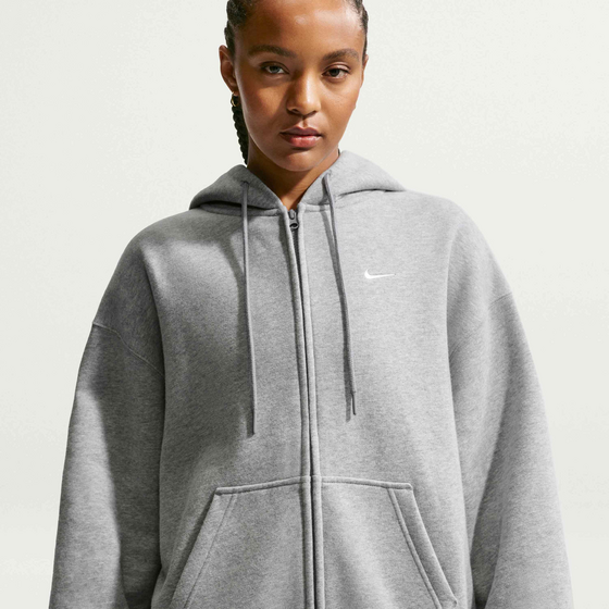 
NIKE, 
Women's Oversized Full-zip Hoodie Studio Fleece Medium Weight, 
Detail 1
