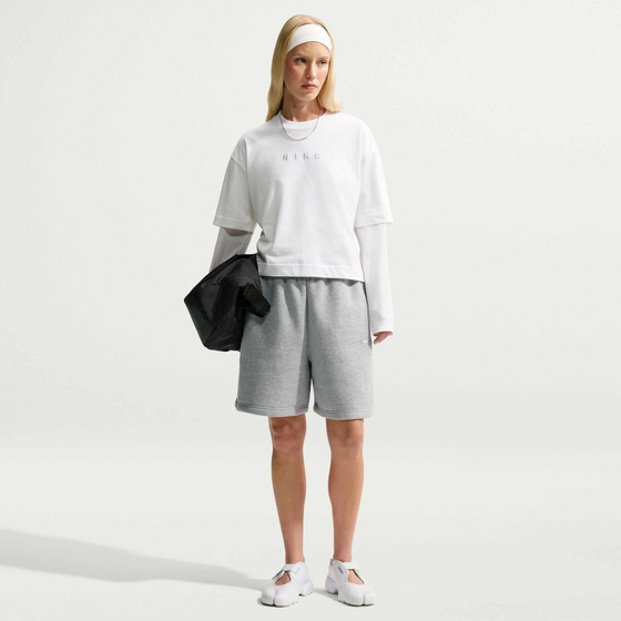 
NIKE, 
Women's Oversized High-rise Shorts Studio Fleece Medium Weight, 
Detail 1
