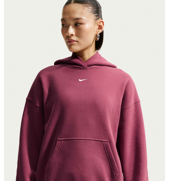 
NIKE, 
Women's Oversized Pullover Hoodie Studio Fleece Medium Weight, 
Detail 1
