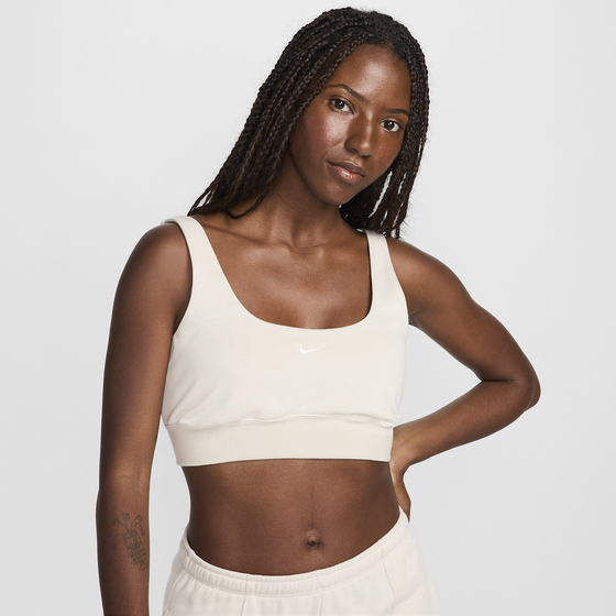 NIKE, Women's Slim French Terry Cropped Tank Top Sportswear Chill Terry