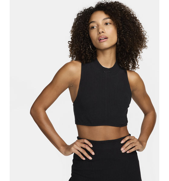 
NIKE, 
Women's Tight Mock-neck Cropped Tank Top Sportswear Chill Rib, 
Detail 1
