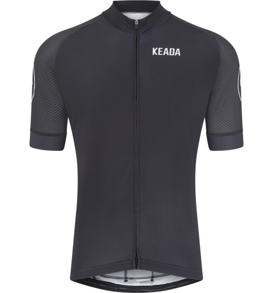 
KEADA SPORTS, 
Womens Essential Short Sleeved Cycling Jersey - Black, 
Detail 1
