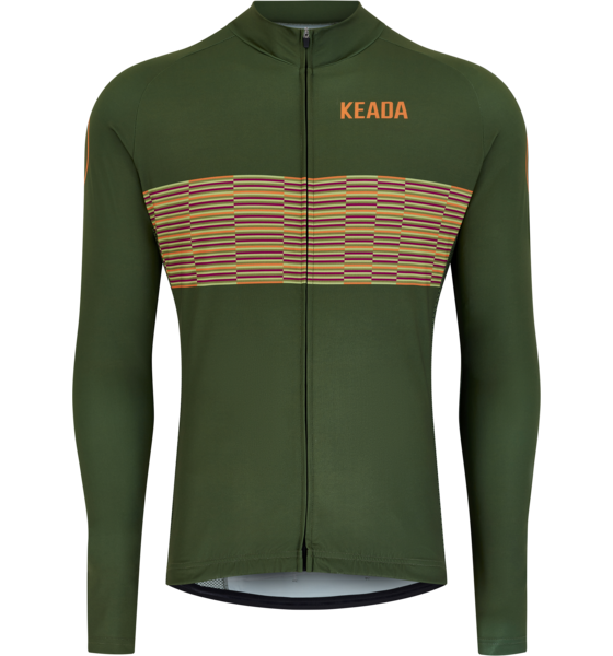 
KEADA SPORTS, 
Womens Long Sleeved Cycling Jersey - Onwards One, 
Detail 1

