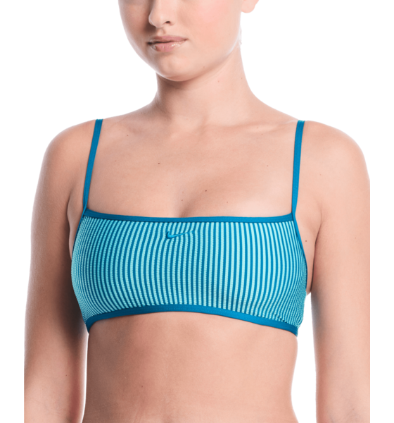 
NIKE, 
Womens Ripple Texture Square Neck Bikini Top, 
Detail 1

