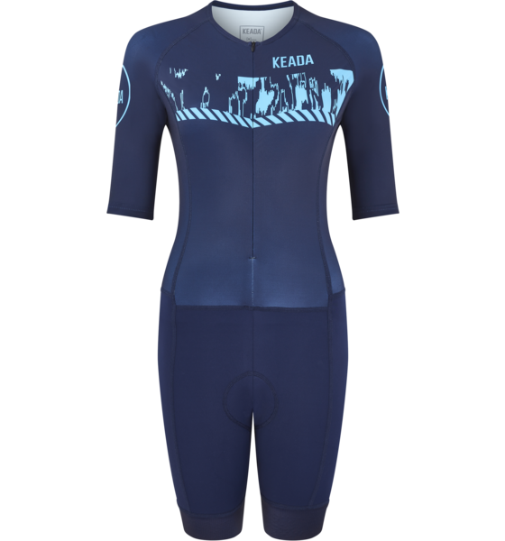 
KEADA SPORTS, 
Womens Sleeved Trisuit - Signal Four, 
Detail 1
