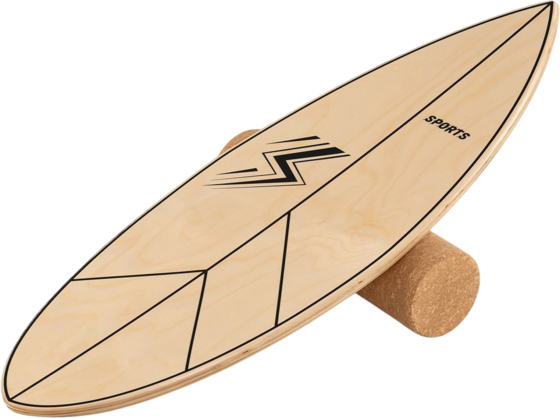 
NORTHIX, 
Wood Balance Board With Cork Roller, 11-layer Birchwood, 
Detail 1
