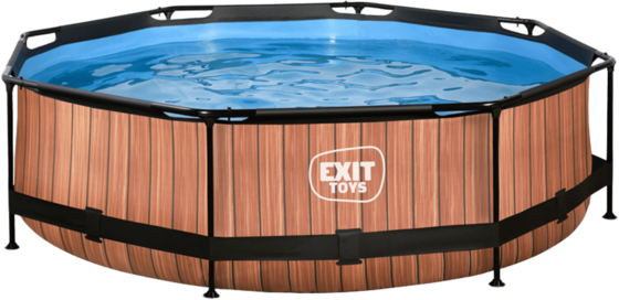 
EXIT, 
Wood Pool &Oslash;300x76cm Med Filterpump - Brun, 
Detail 1
