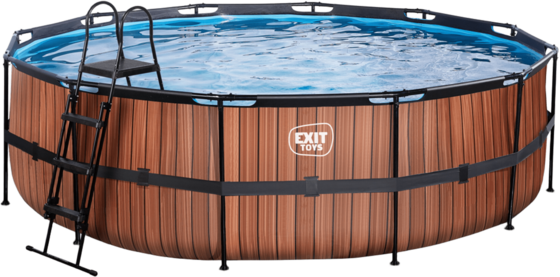 
EXIT, 
Wood Pool &Oslash;488x122cm Med Filterpump - Brun, 
Detail 1
