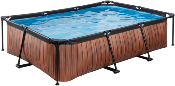 
EXIT, 
Wood Pool 300x200x65cm Med Filterpump - Brun, 
Detail 1
