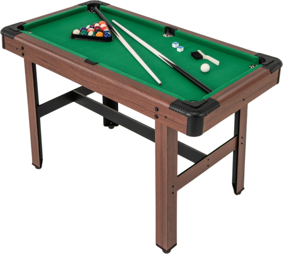 
NORTHIX, 
Wooden Pool Table With Accessories, 122 Cm &ndash; Green Felt, 
Detail 1
