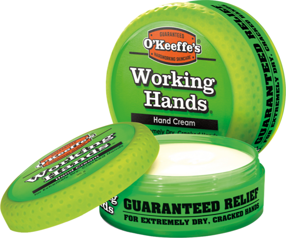 
OKEEFS, 
Working Hands - Handkräm, 
Detail 1
