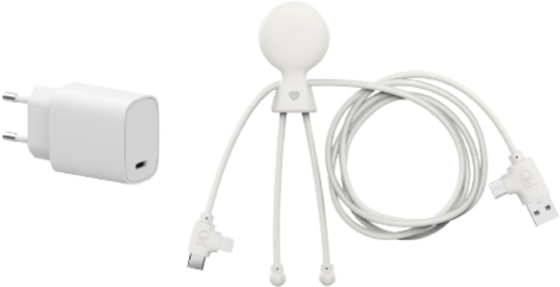 
XOOPAR, 
Xoopar Chargeur Mr Bio Fast Pack Blanc, 
Detail 1
