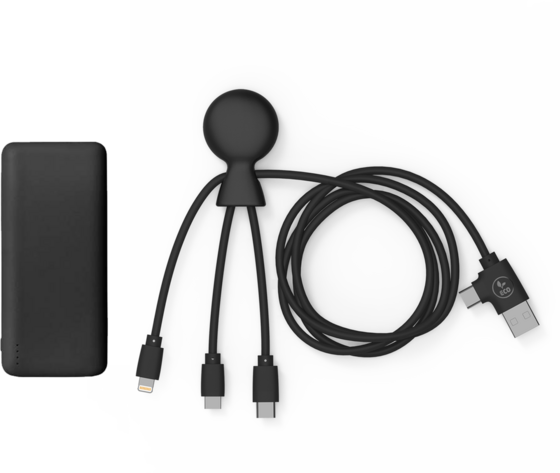 
XOOPAR, 
Xoopar Chargeur Mr Bio Pack Hepta Noir, 
Detail 1
