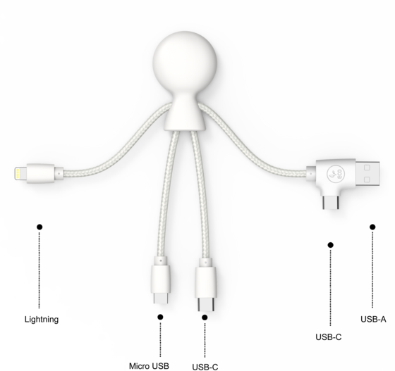 
XOOPAR, 
Xoopar Mr Bio Smart Blanc, 
Detail 1
