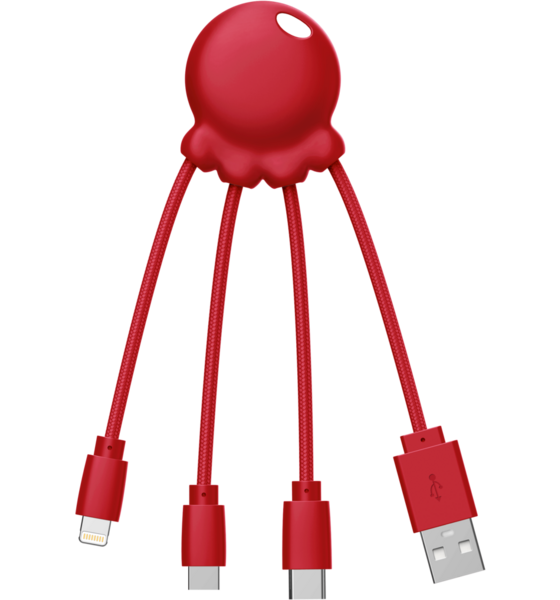 
XOOPAR, 
Xoopar Octopus Eco Rouge, 
Detail 1

