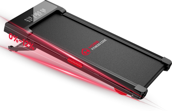 
HOMEFITNESSCODE, 
Y3 L&ouml;pband Med 12% Automatisk Lutning, 2.5 Hp Borstl&ouml;s Motor, 
Detail 1
