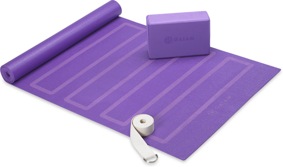 
GAIAM, 
Yoga Beginners Kit Purple, 
Detail 1
