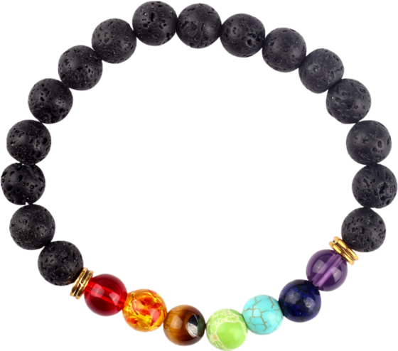 
ONAMASTE, 
Yoga Bracelet &ndash; Volcanic Stones, 
Detail 1
