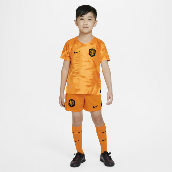 
NIKE, 
Younger Kids' Football Kit Netherlands 2022/23 Home, 
Detail 1
