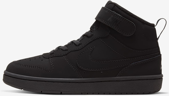 955323101101 NIKE Younger Kids' Shoes Court Borough Mid 2  Standard Detail