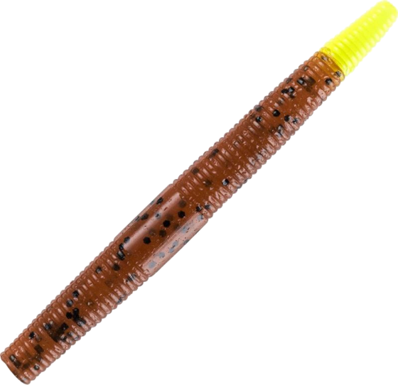 
YUM, 
Yum 3 Dinger 7,5cm Carolina Pumpkin Chartreuse 12pcs, 
Detail 1
