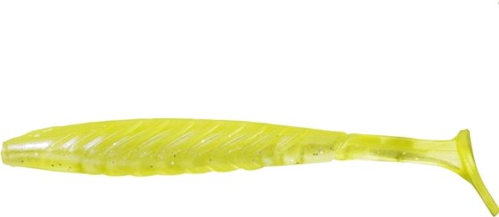 
YUM, 
Yum Pulse 9cm Chartreuse Clear Shad 8pcs, 
Detail 1
