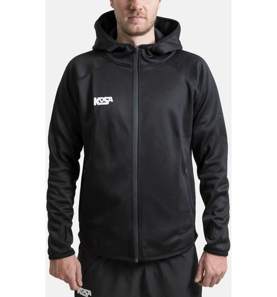 
KOSA, 
Zip Hoodie Black, 
Detail 1

