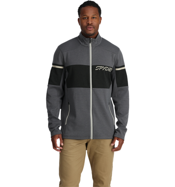 942751101105 SPYDER Zip Sweatshirt Speed Swt  Model01 Detail
