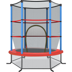 950452101101 NORTHIX Ø140cm Garden Trampoline With Safety Net Trampoline Can Hold Up To 135 Kg For Children Aged 3 And Ov  Standard Small1x1