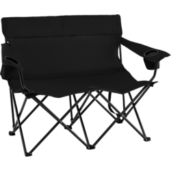 956745101101 NORTHIX 2-person Folding Camping Chair With Cup Holders  Carry Bag  Standard Small1x1