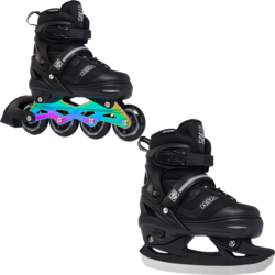 2in1 Drill Hockey - SVART/NEO CHROME Standard Small1x1