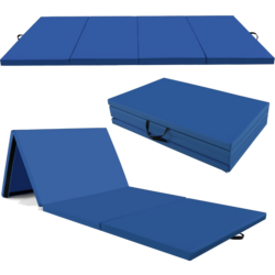 950550101101 NORTHIX 300 X 117 X 5 Cm Soft Floor Mat Gymnastics Mat Foldable Gymnastics Mat Made Of Artificial Leather Bl  Standard Small1x1