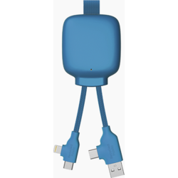 944103101101 XOOPAR 3000 Mah Powerbank I Återvunnen Plast - Gamma Lite Blå  Standard Small1x1