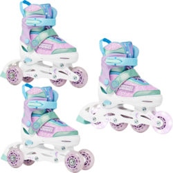 3in1 Etta (front And Rear Led Wheels) - VIT/LILA/MINT Standard Small1x1