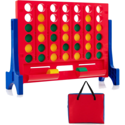 950556101101 B2X 4 In A Row Large Four In A Row Game With Carrying Bag  42 Chess Pieces Wall Or Table Game 62 X 20 X  Standard Small1x1