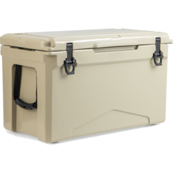950386101101 NORTHIX 47l Insulated Box With Bottle Opener  Handle Portable Cool Box Heat Container For Camping Kahki  Standard Small1x1