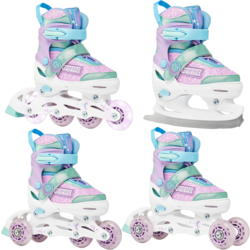 4in1 Etta (front And Rear Led Wheels) - VIT/LILA/MINT Standard Small1x1