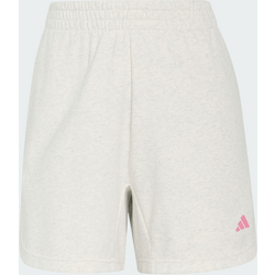 Adidas 3 Stripes Studio Fleece Loose Shorts - BEIGE Standard Small1x1