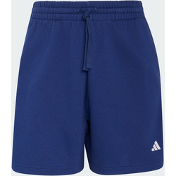 Adidas 3 Stripes Studio Fleece Loose Shorts - DARK BLUE Standard Small1x1