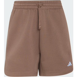 Adidas 3 Stripes Studio Fleece Loose Shorts - EARTH STRATA Standard Small1x1