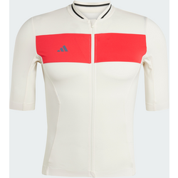 Adidas Adidas Heritage Tempo 3-stripes Cykeltröja - CHALK WHITE / PURE RUBY Standard Small1x1