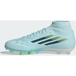 Adidas F50 Sparkfusion League Mid Cut Firm Ground / Artificial Ground Fotbollsskor För Dam - ALMOST BLUE / DUSKY PETROL / HI-RES YELLOW Standard Small1x1