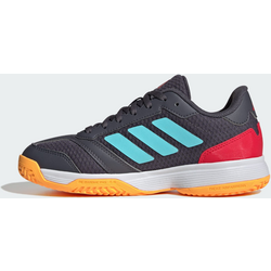 Adidas Ligra 8 Indoor Skor - AURORA ONIX / FLASH AQUA / SEMI LUCID RED Standard Small1x1