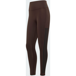 Adidas Optime Workout 3-stripes 7/8 Leggings - AURORA COFFEE Standard Small1x1