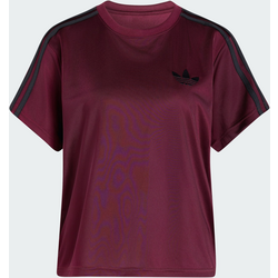 Adidas Originals Firebird T-shirt - MAROON / BLACK Standard Small1x1