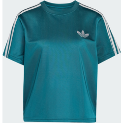 Adidas Originals Firebird T-shirt - RICH GREEN / GREY TWO Standard Small1x1