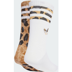 405192101501 ADIDAS ORIGINALS Adidas Originals Leopard Crew Strumpor 2-pack  Standard Small1x1