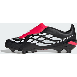 Adidas Predator League Fold-over Tongue Firm Ground Fotbollsskor Barn - CORE BLACK / CLOUD WHITE / LUCID RED Standard Small1x1